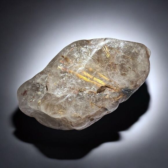 Golden Rutilated Quartz Crystal Freeform (#13) - Picture 1 of 11